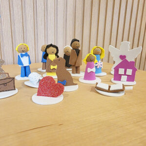 Kit Pequeno - Bonecos para Constelação Familiar na Água (15 peças)